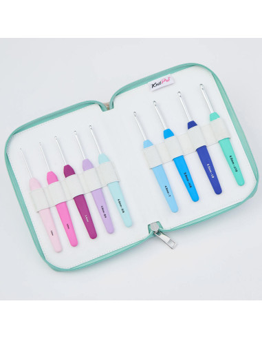 Set di 9 uncinetti Waves KnitPro