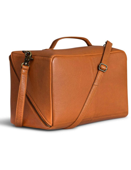 Borsa a tracolla Muud Cleo XL - Whisky