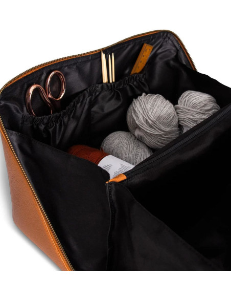 Borsa a tracolla Muud Cleo XL - Whisky