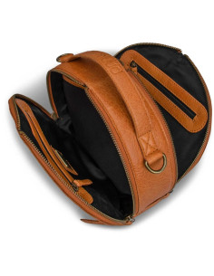 Borsa da lavoro a tracolla rotonda Muud Bella - Whisky 2