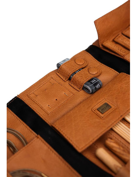 Astuccio per ferri da maglia Muud Lucy - Whisky
