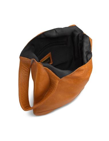 Borsa shopper in pelle Muud Dzana - Whisky