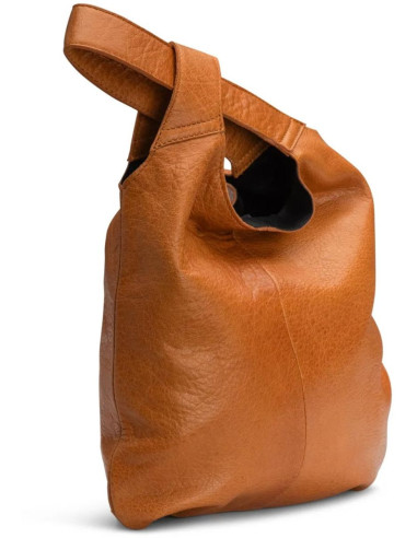 Borsa shopper in pelle Muud Dzana - Whisky