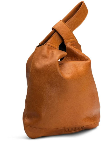 Borsa shopper in pelle Muud Dzana - Whisky