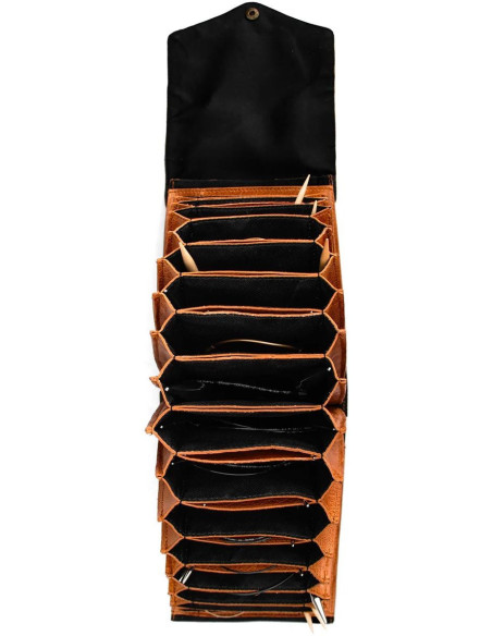 Astuccio per aghi intercambiabili Muud Betina XL - Whisky