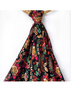 Tessuto viscosa fiammata Bohémian - My Dress Made