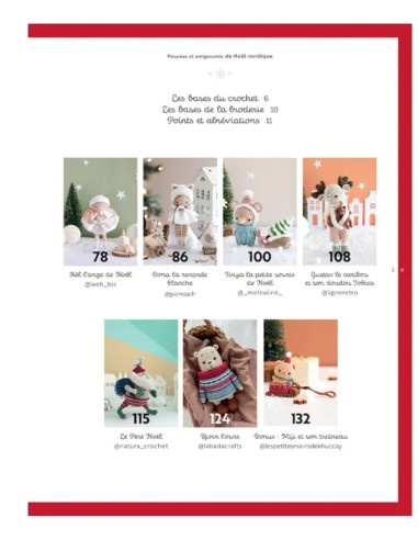 Libro bambole & amigurumi di Natale nordico all'uncinetto