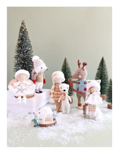 Libro bambole & amigurumi di Natale nordico all'uncinetto