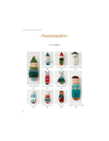 Libro 20 pupazzi di Natale a maglia