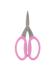 Forbici di precisione micro-dentate con grandi anelli morbidi Bohin - Rosa