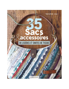 Libro 35 borse e accessori con bordi e ritagli di tessuto