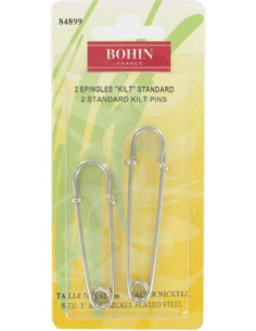 Set di 2 spille da kilt - Argento