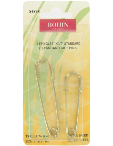 Set di 2 spille da kilt - Dorato