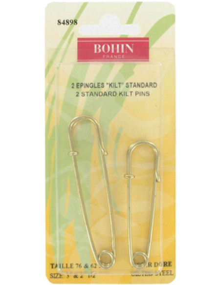 Set di 2 spille da kilt - Dorato