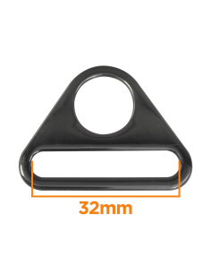 Anello triangolare passante 32 mm - Canone di fucile