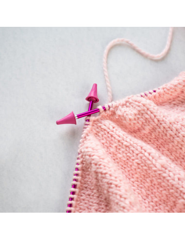 Set di 2 tappi ferma maglie KnitPro