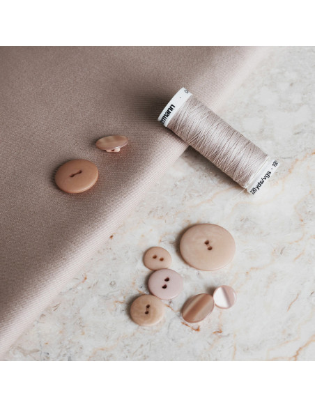 Tessuto gabardine di cotone light Sandy Sand - Atelier Brunette