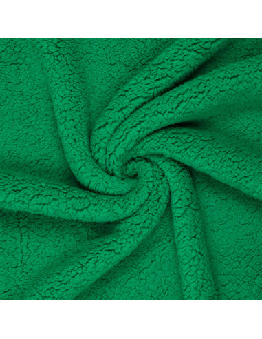 Tessuto sherpa - Verde