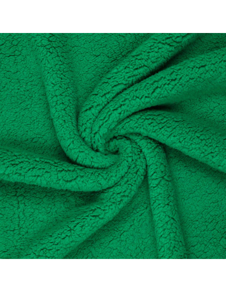 Tessuto sherpa - Verde