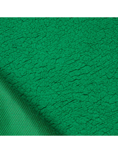 Tessuto sherpa - Verde