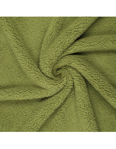 Tessuto sherpa - Verde chiaro