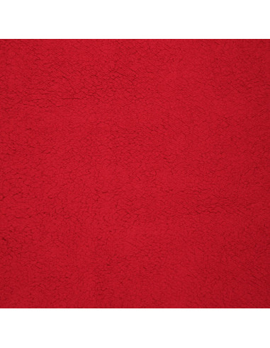 Tessuto sherpa - Rosso