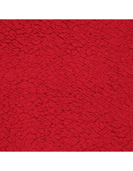 Tessuto sherpa - Rosso