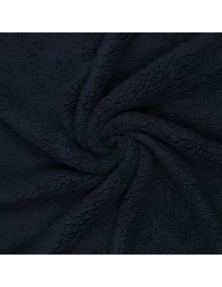 Tessuto sherpa - Blu navy scuro