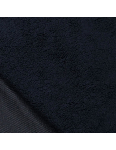Tessuto sherpa - Blu navy scuro
