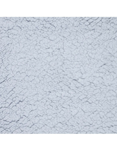 Tessuto sherpa - Grigio blu