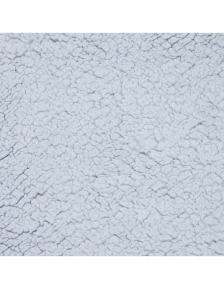 Tessuto sherpa - Grigio blu
