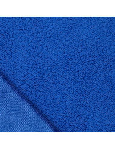 Tessuto sherpa - Blu