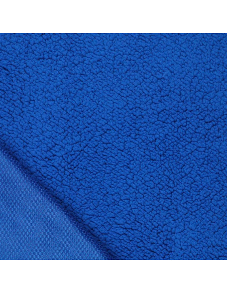 Tessuto sherpa - Blu