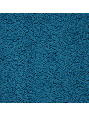 Tessuto sherpa - Blu petrolio