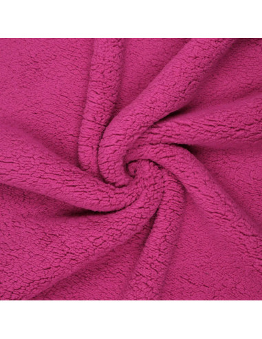 Tessuto sherpa - Fucsia