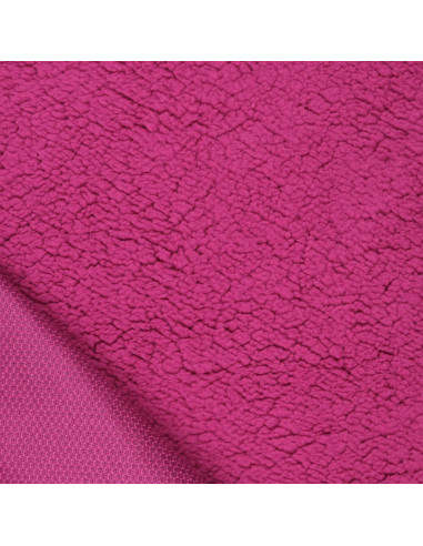 Tessuto sherpa - Fucsia
