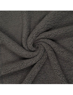 Tessuto sherpa - Grigio antracite