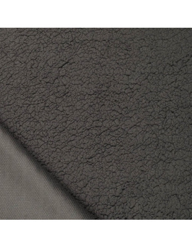 Tessuto sherpa - Grigio antracite
