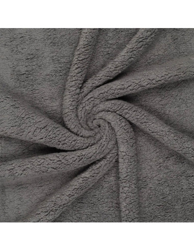 Tessuto sherpa - Grigio scuro