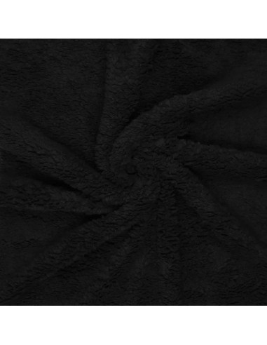 Tessuto sherpa - Nero