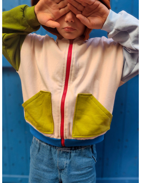 Modello di gilet o giacca Yams - Marmaï Patterns