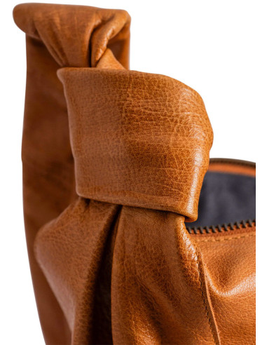 Borsa a mano con cerniera Muud Fate - Whisky