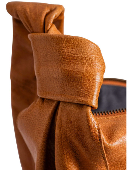 Borsa a mano con cerniera Muud Fate - Whisky