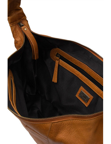 Borsa a mano con cerniera Muud Fate - Whisky
