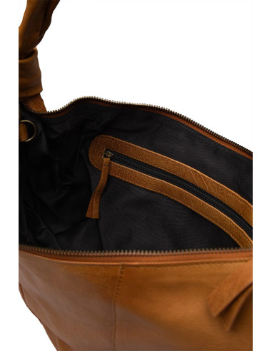 Borsa a mano con cerniera Muud Fate - Whisky