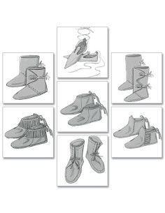 Modello di scarpe storico - Butterick 5233
