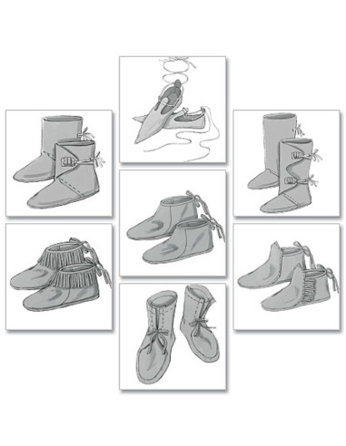 Modello di scarpe storico - Butterick 5233