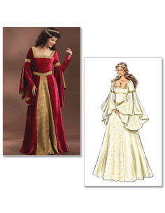 Modello di abito medievale - Butterick 4571