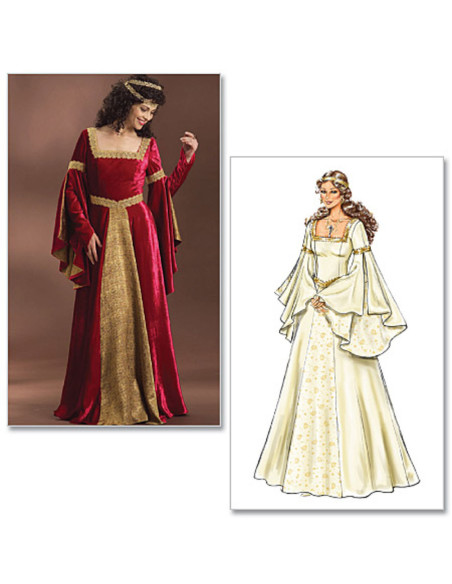 Modello di abito medievale - Butterick 4571