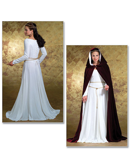 Modello di abito Camelot - Butterick 4377